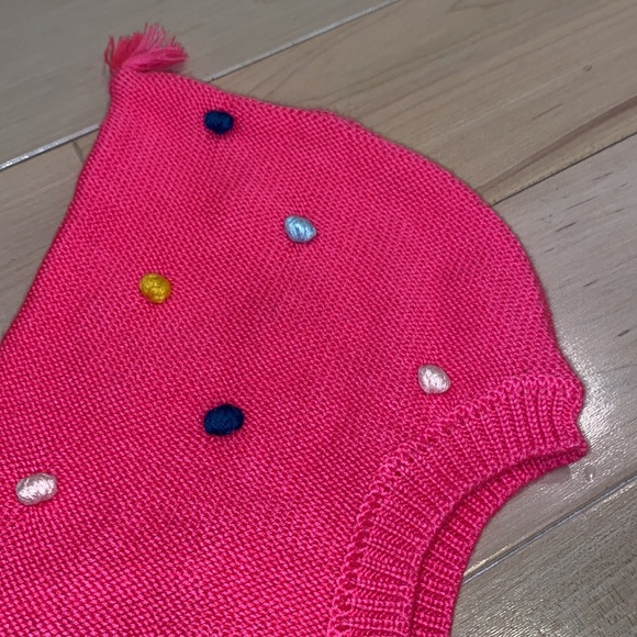 Billiblush designer girls pink soft knit bonnet hat - Picture 3 of 8